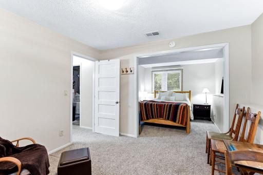 Large downstairs bedroom could be 2 rooms.