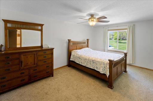 Spacious primary bedroom includes a large walk-in closet.