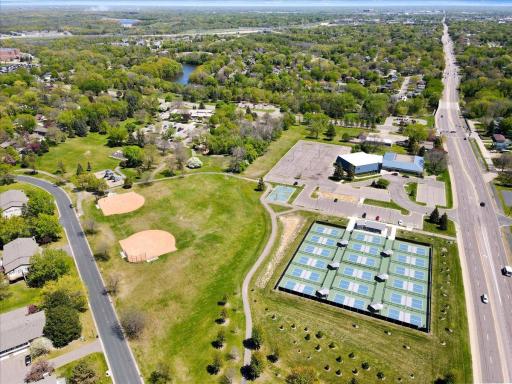 Lakeview Knolls Park is steps away and includes a playground, baseball fields and pickleball courts!