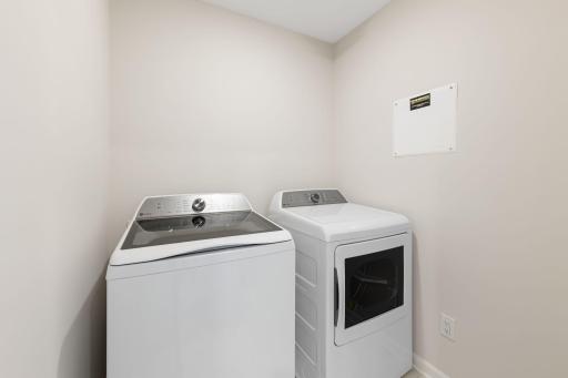 Laundry Room features included GE washer and dryer - for illustrative purposes only