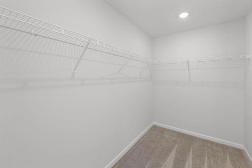 Owner's Walk-in Closet - for illustrative purposes only