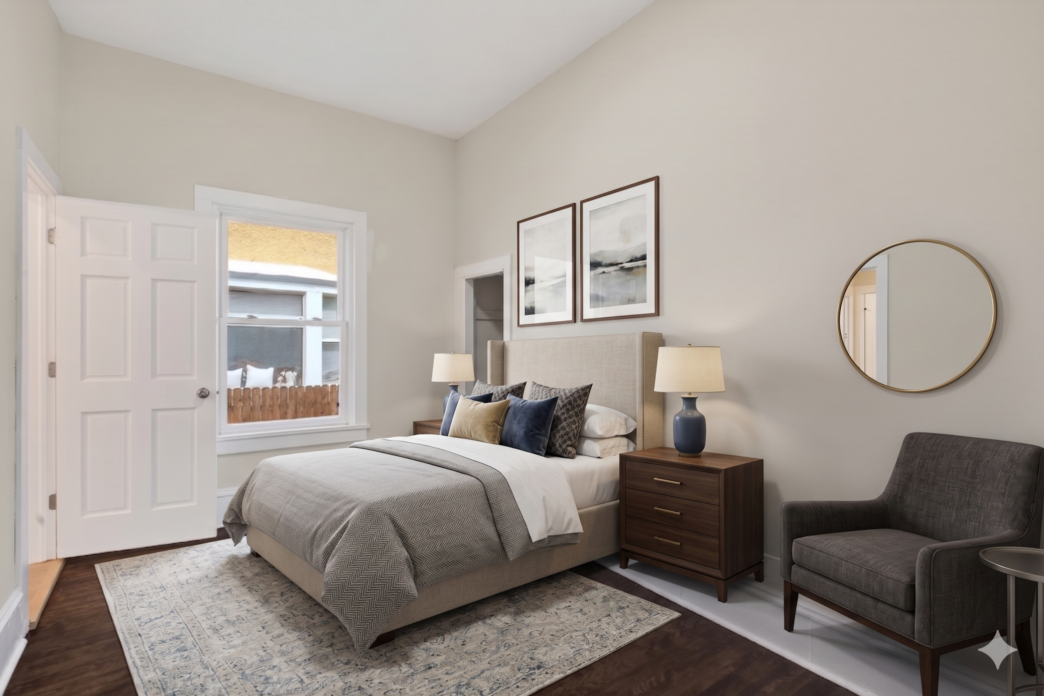 Main Level Bedroom 2 (virtually staged)