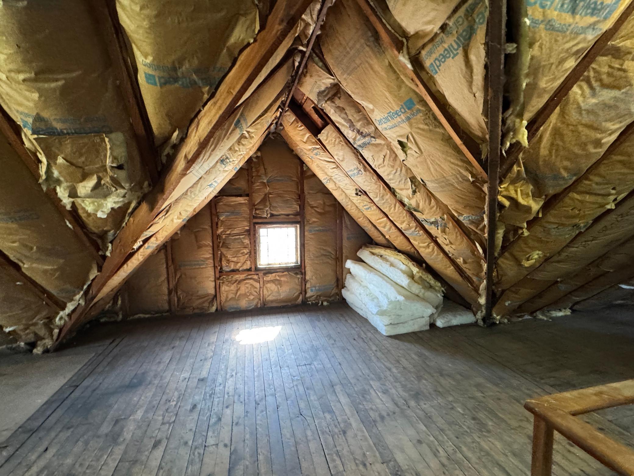Walk up attic view 4