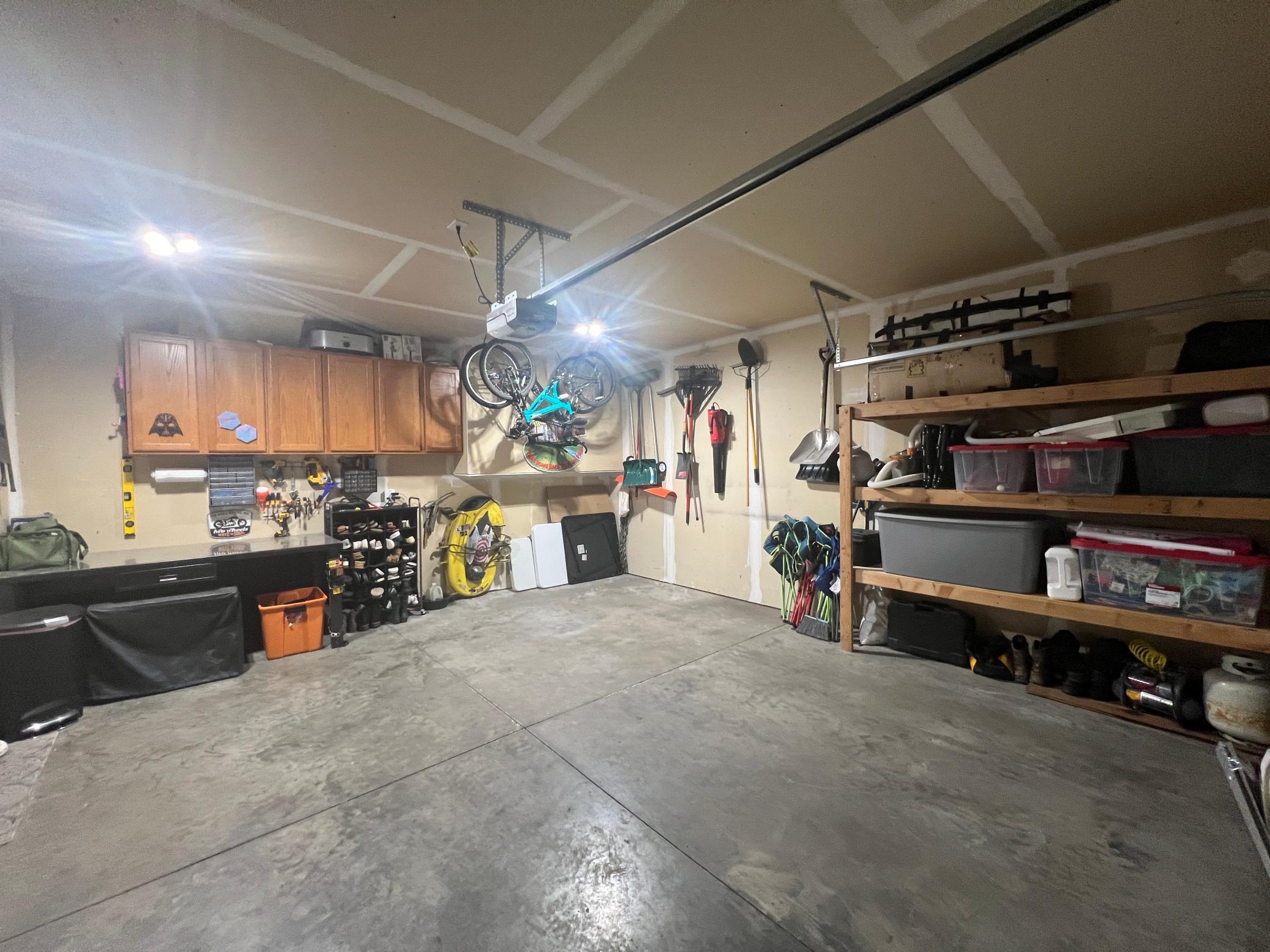 Great storage in the garage