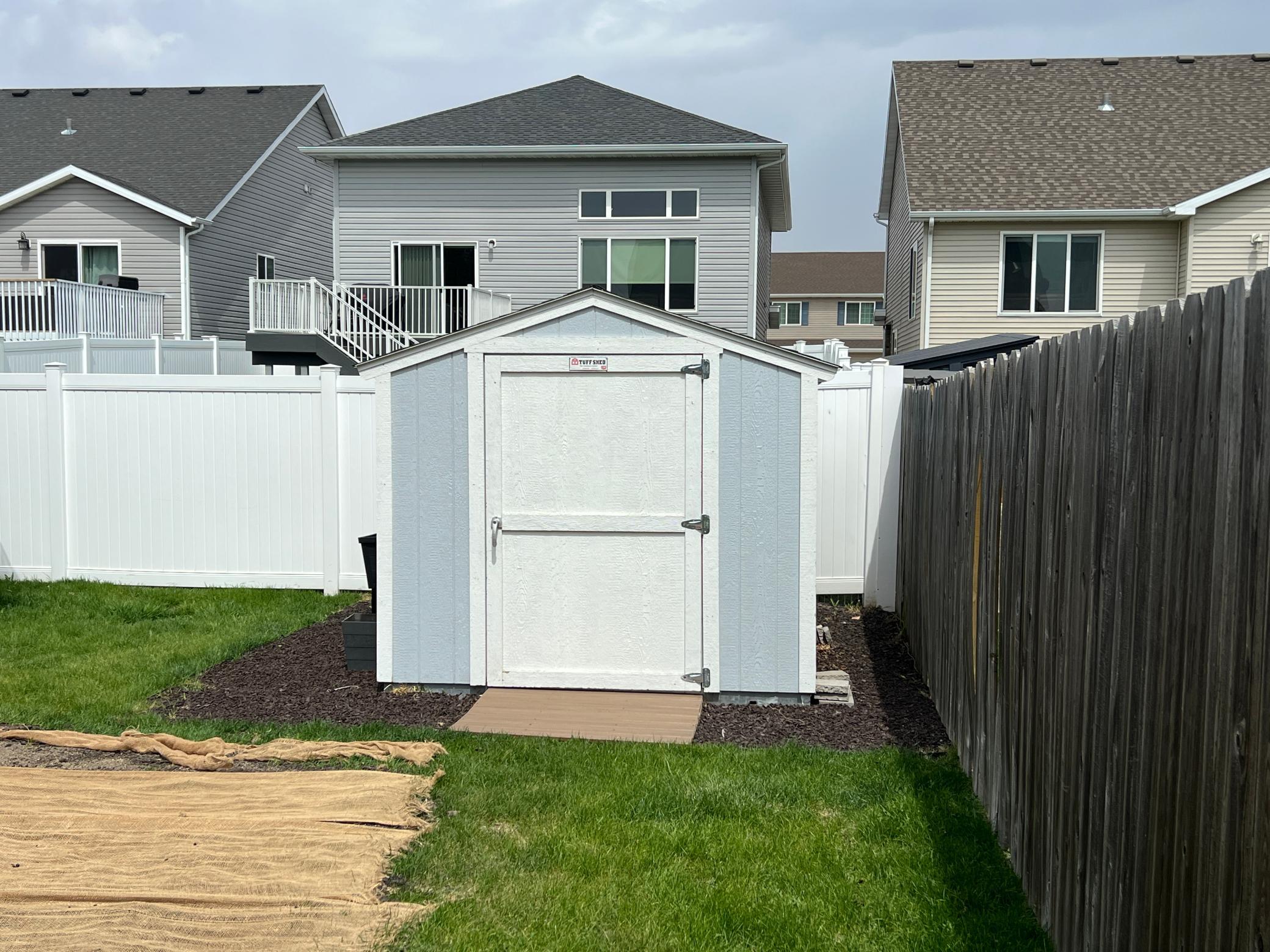 Shed included