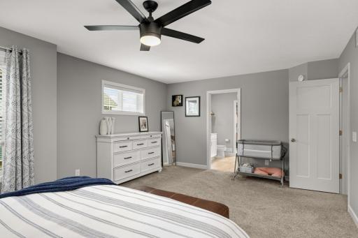 Primary bedroom that offers primary bath