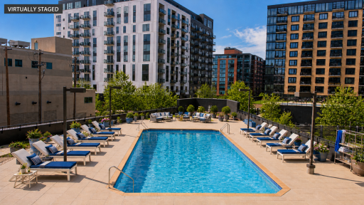 Virtually Staged Furniture - Legacy Pool Deck