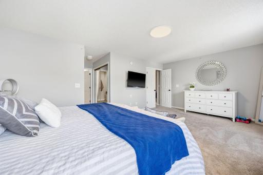 Primary with 2 closets (including one walk-in)