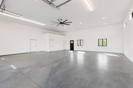 Garage with Epoxy Floor