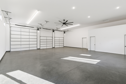 Garage with Epoxy Floor