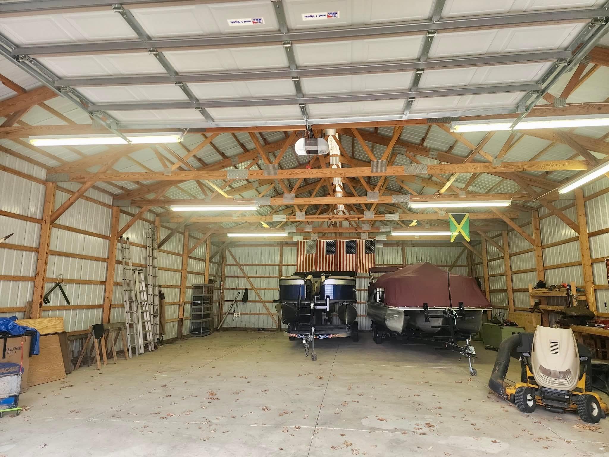 Inside Pole Barn