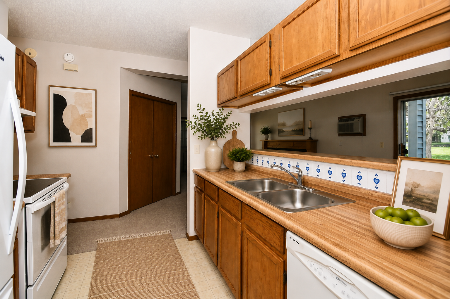 kitchen photo / virtually staged