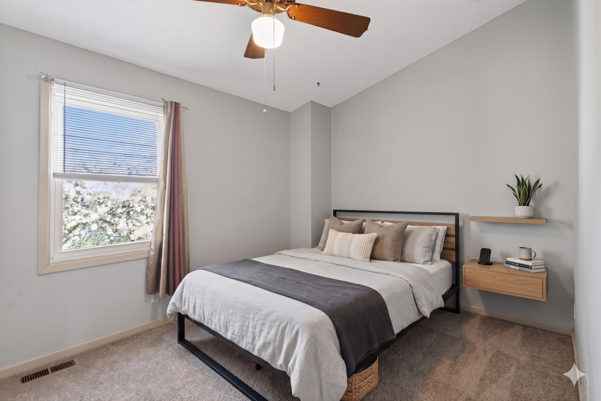 upper level bedroom 1 (virtually staged)