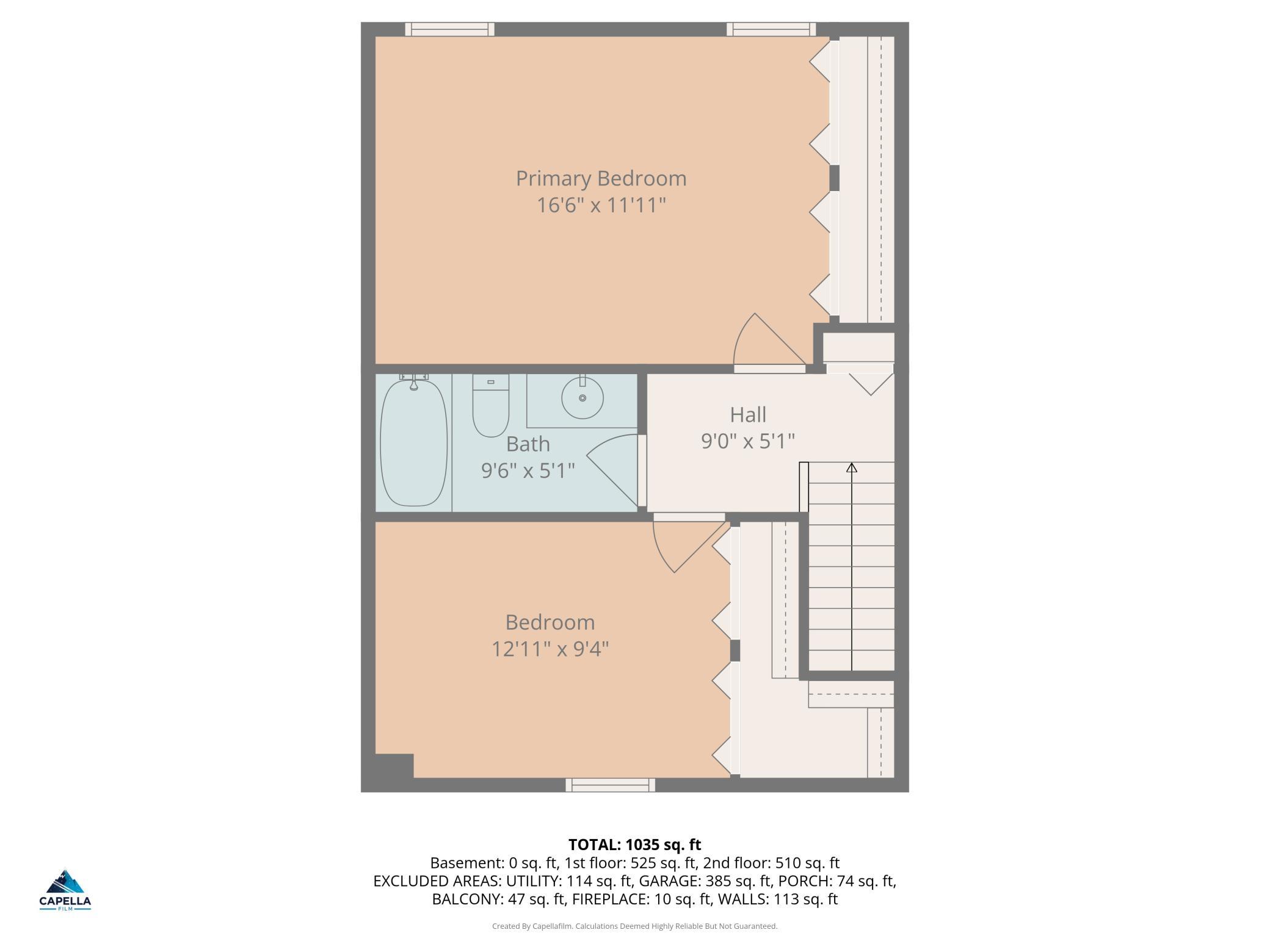 Upper level