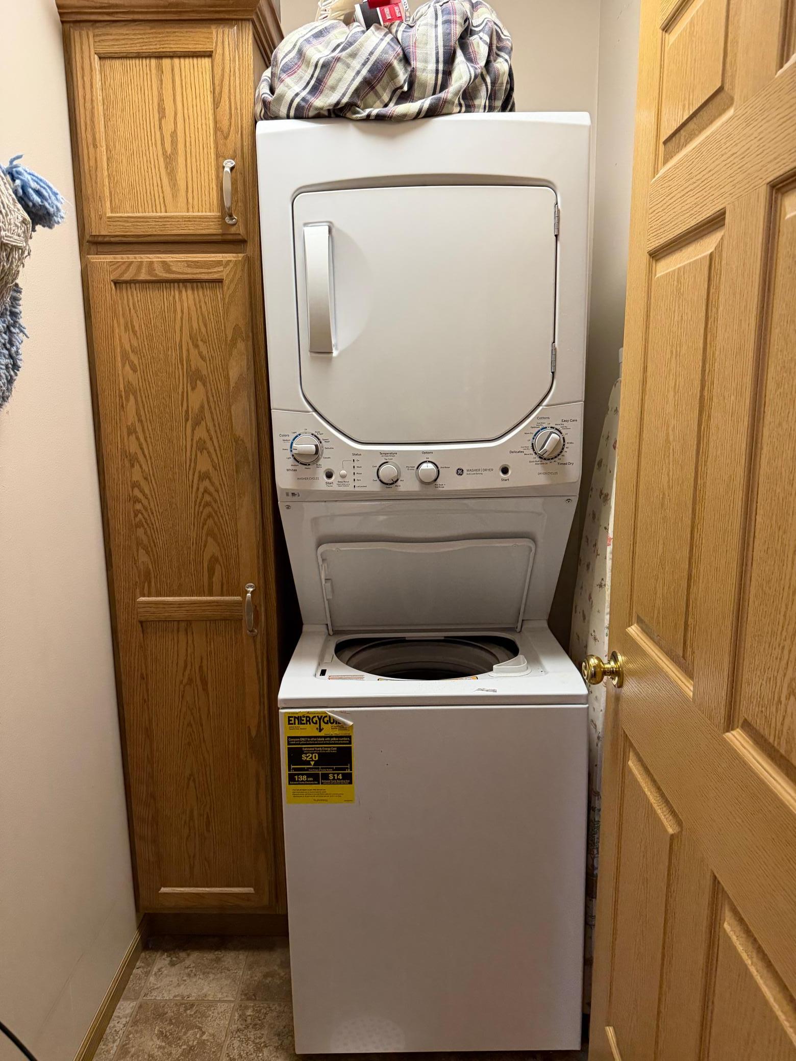 Washer and dryer included