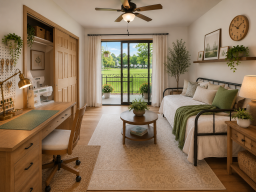 AI generated picture of second bedroom. NOT a picture of the real home.