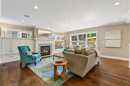 Spacious to accommodate many guests or your furnishings of choice.
