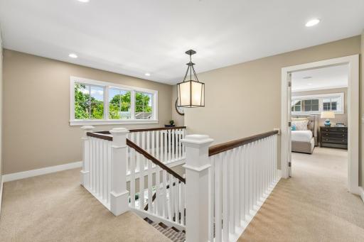 Welcome to the upper level with loft area. Additional study nook in corner ideal for homework or a quiet spot to simply get away.