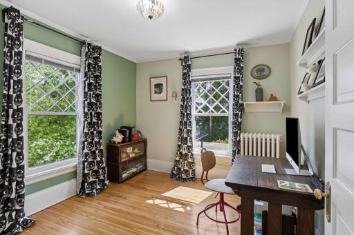 4th bedroom on upper level, currently used as an office.