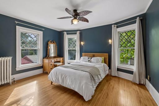 1st bedroom on upper level.