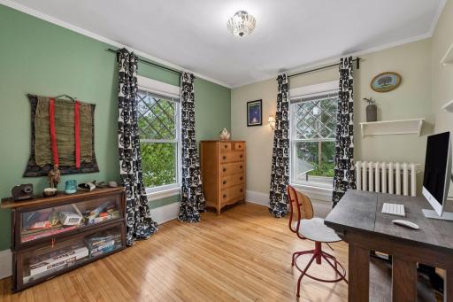 4th bedroom on upper level, currently used as an office.