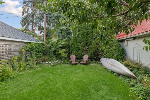 Large, private, fenced in yard