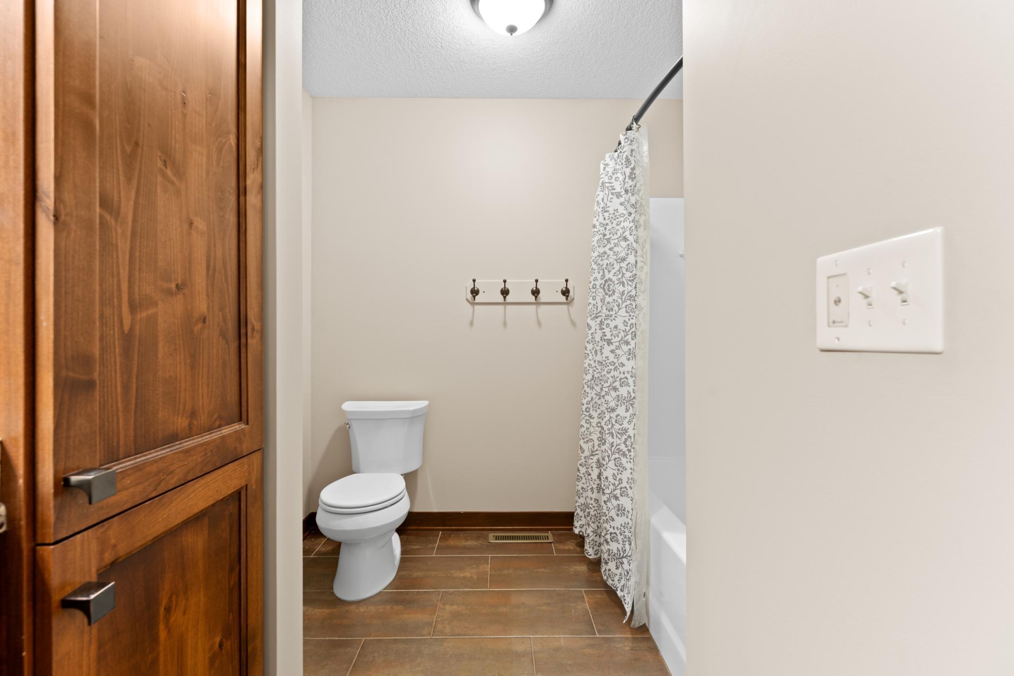Upper level bathroom