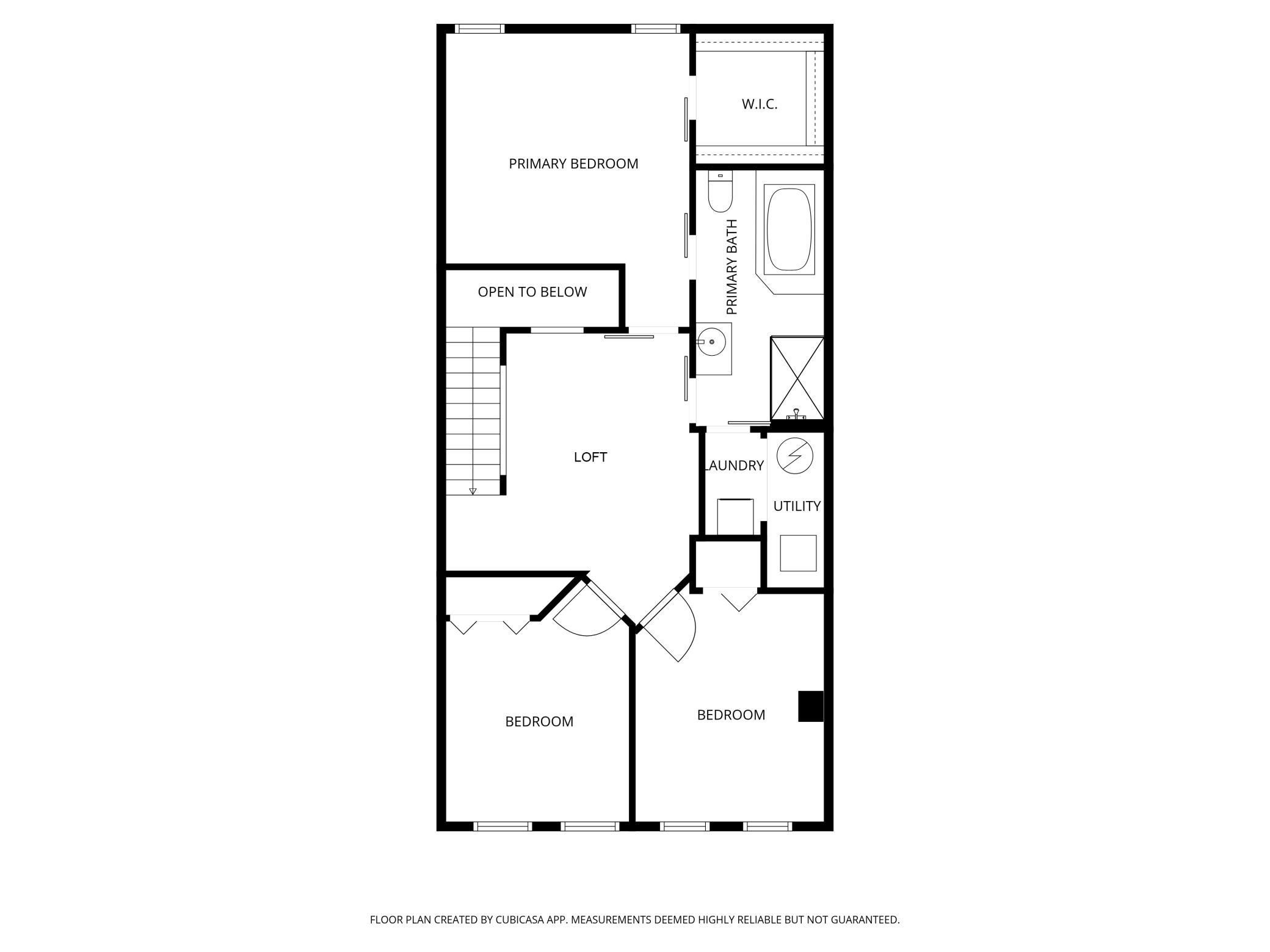 Upper level floor plan flow - 12401 Flanders Court #C