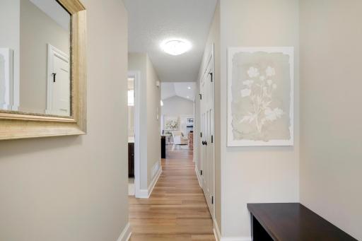 Large double coat closet for more storage