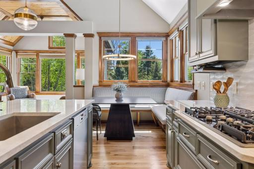 Perfect kitchen flow and designed for entertaining in mind.