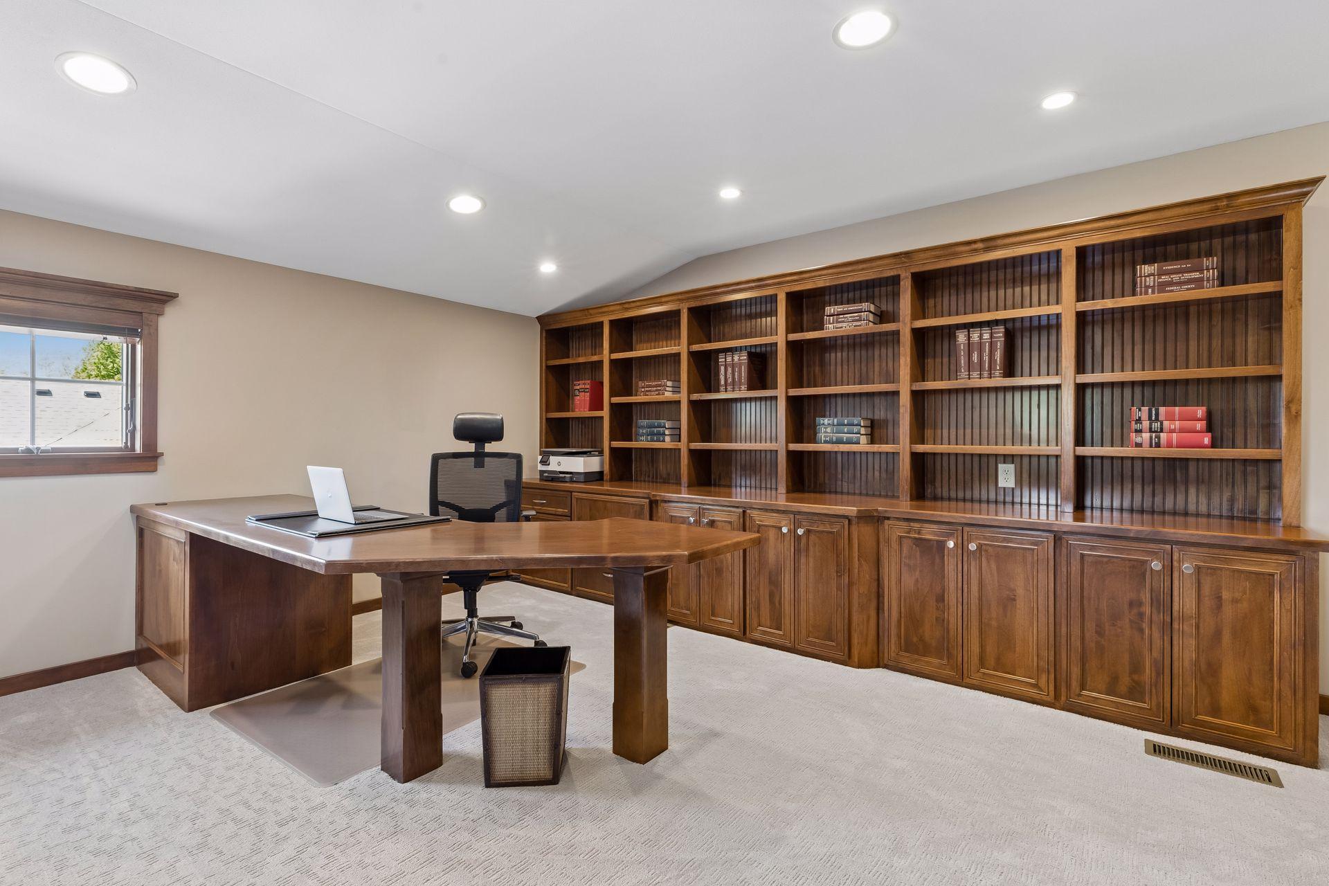 Plenty of space for all your home office needs.