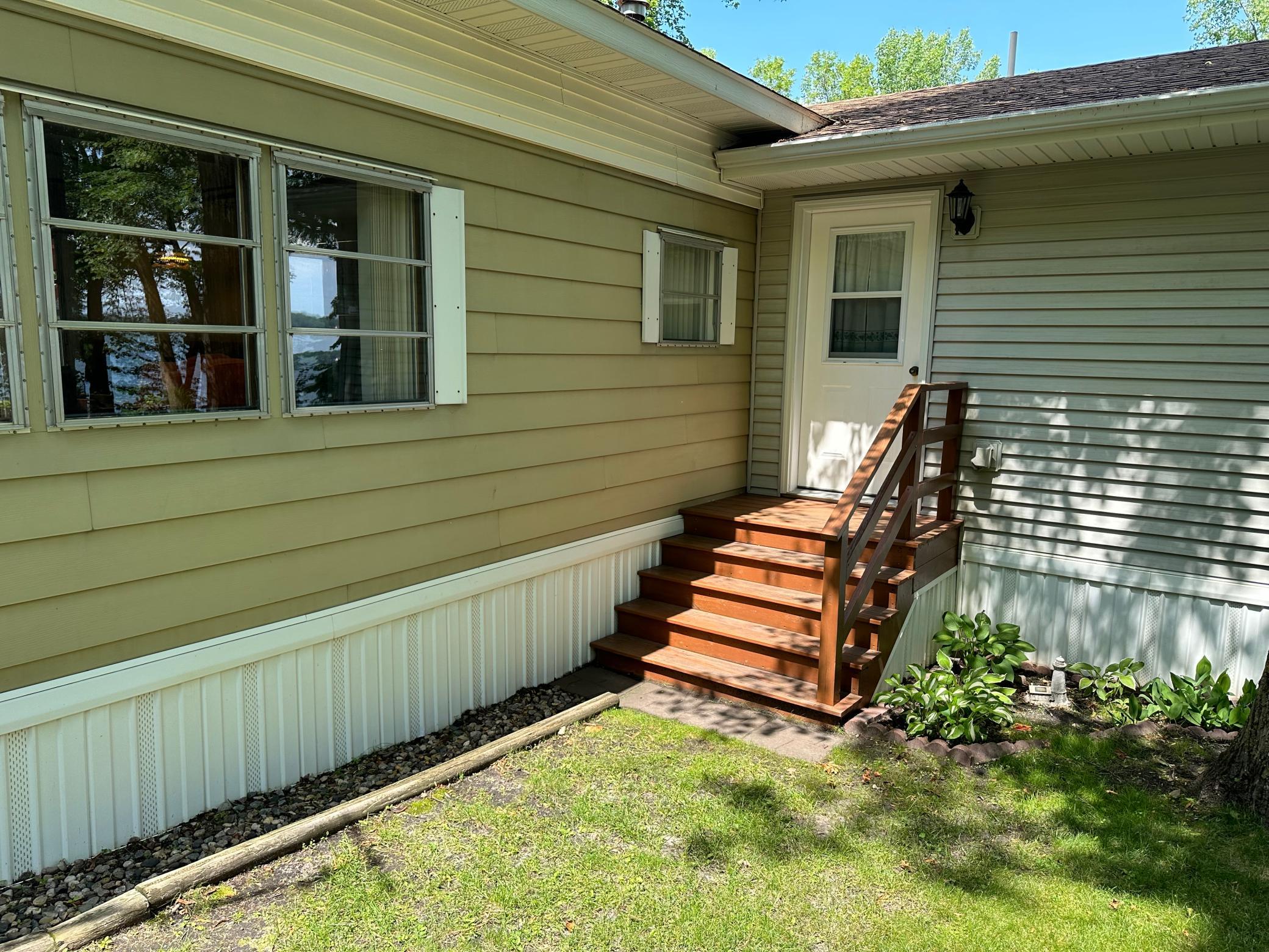 Extra entrance to family room addition