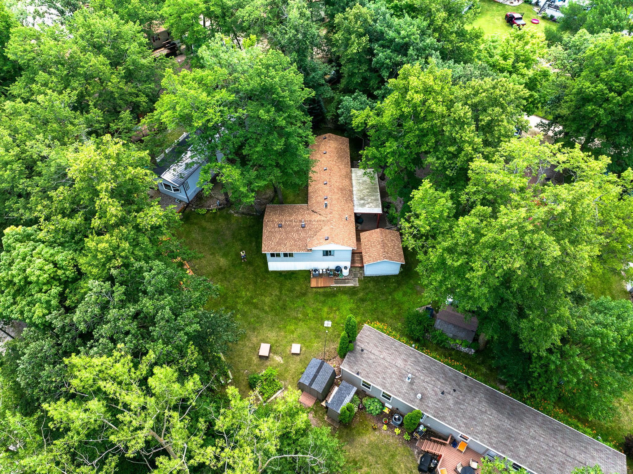 Aerial...lots of trees!