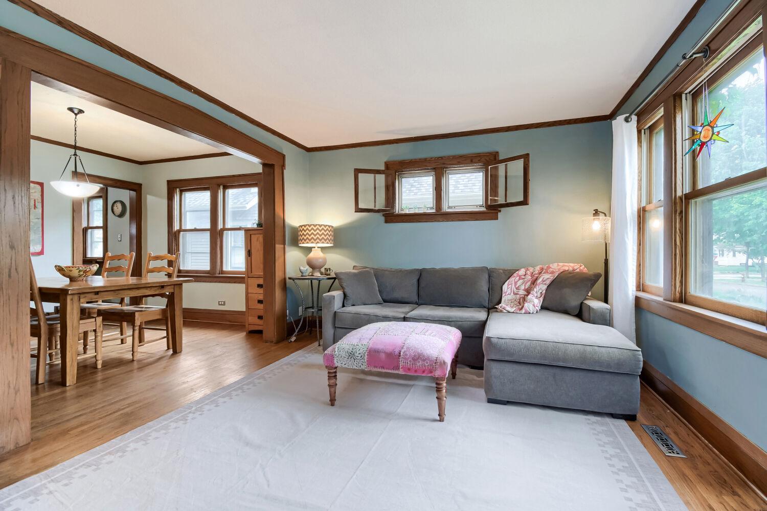So much natural light with South and West facing windows