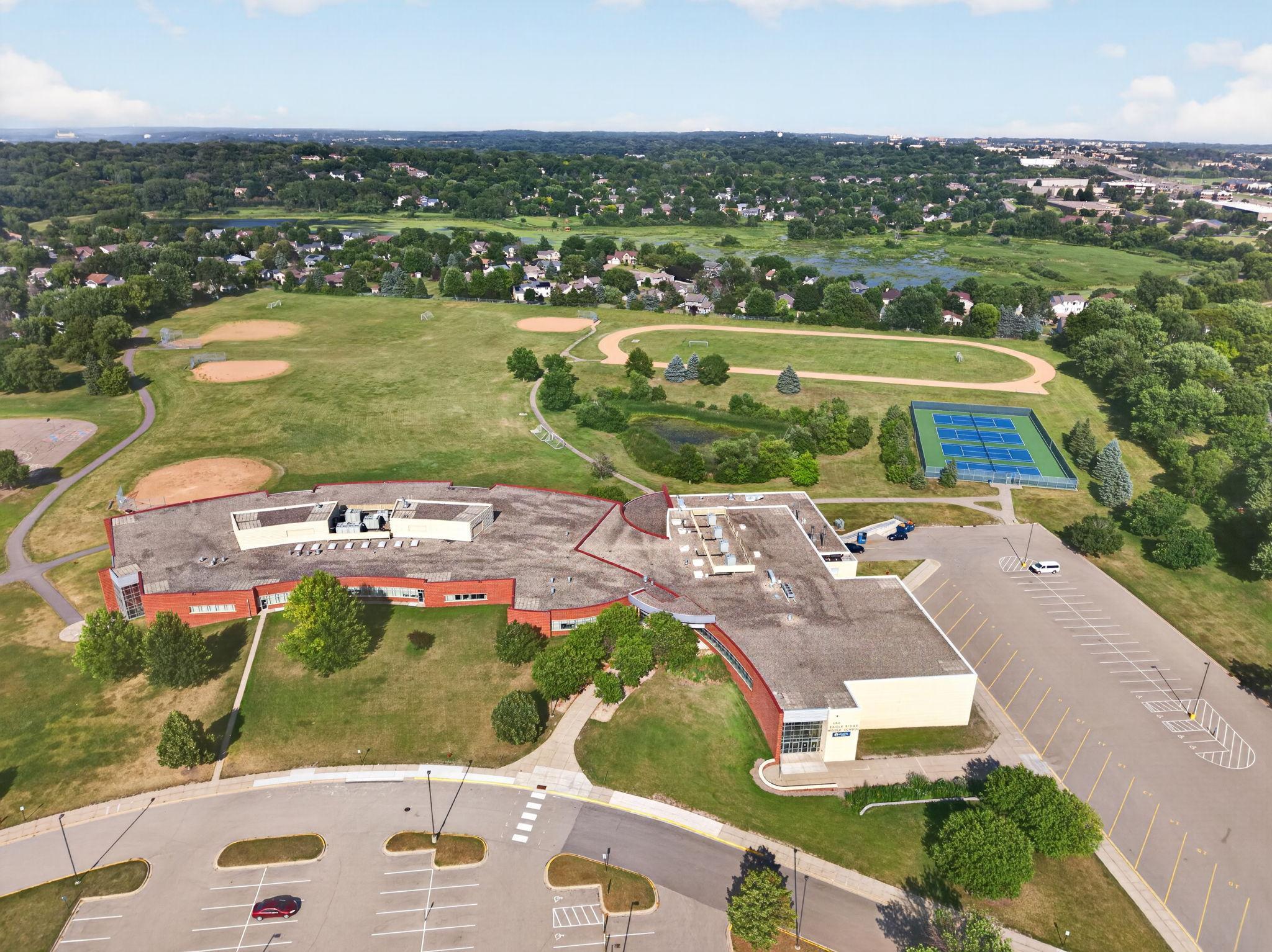 Aerial View - Eagle Ridge Middle School