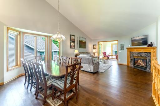 Open floor plan and a lot of natural light.
