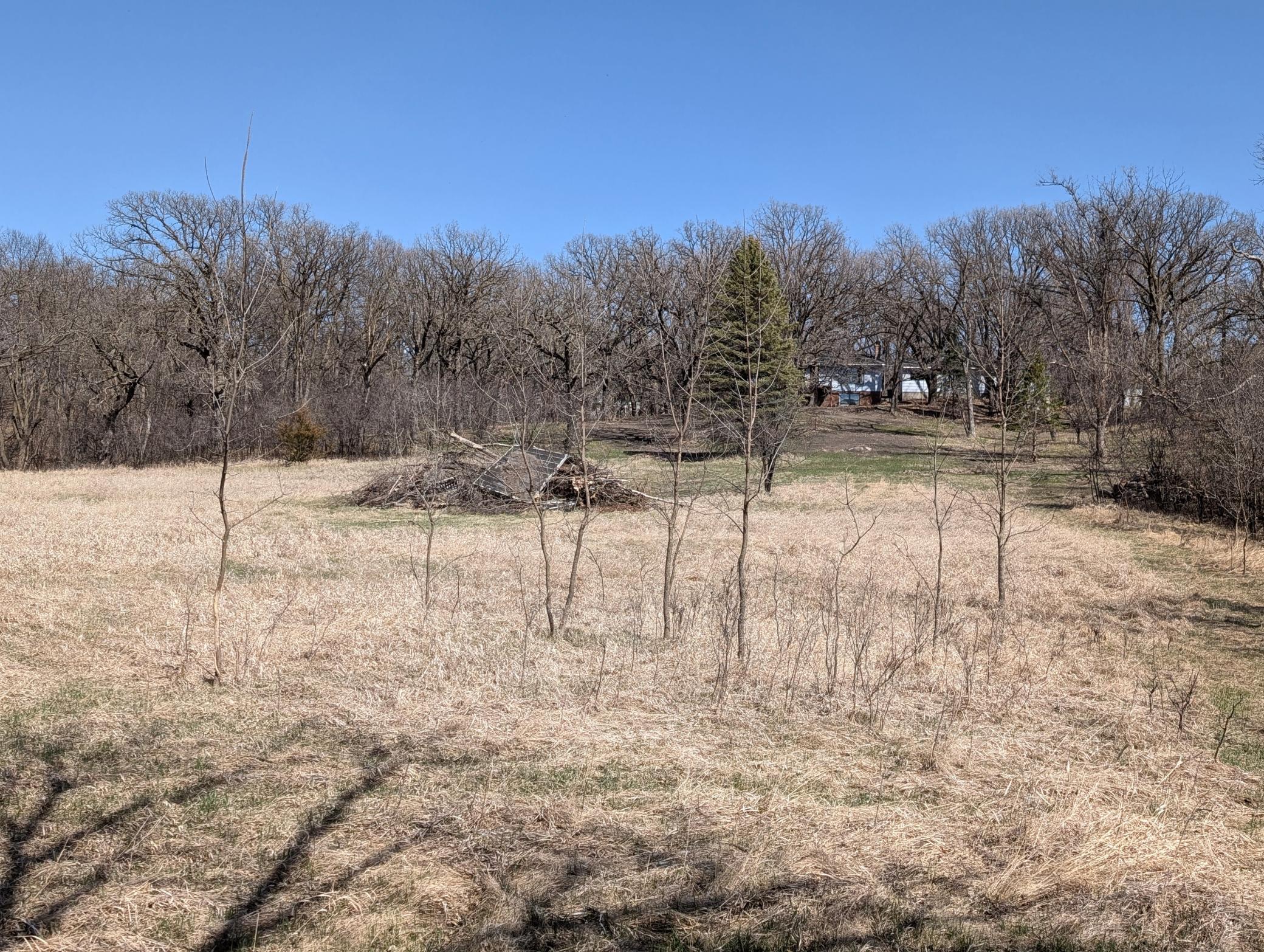 View from river to the house
