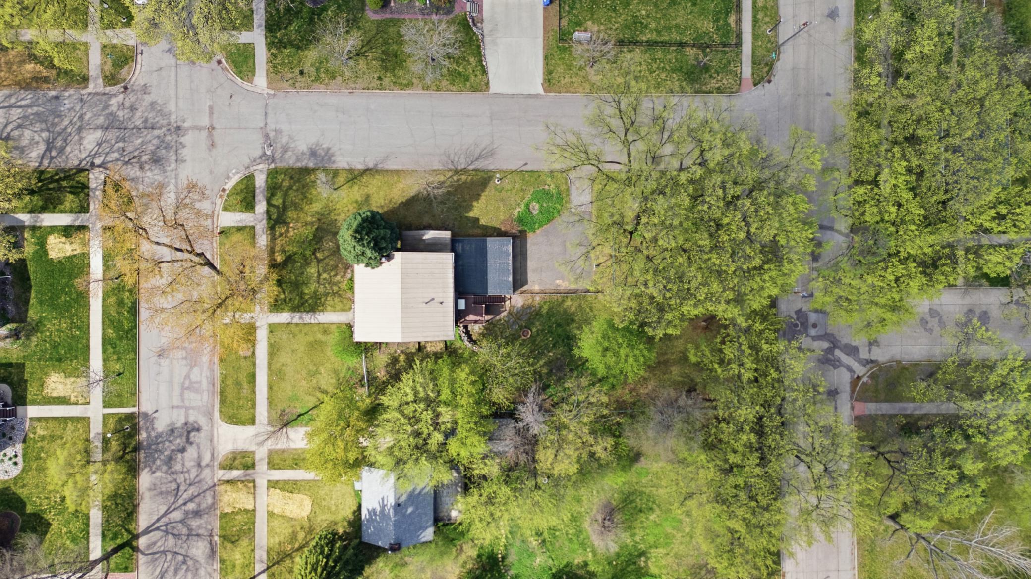 Overhead view