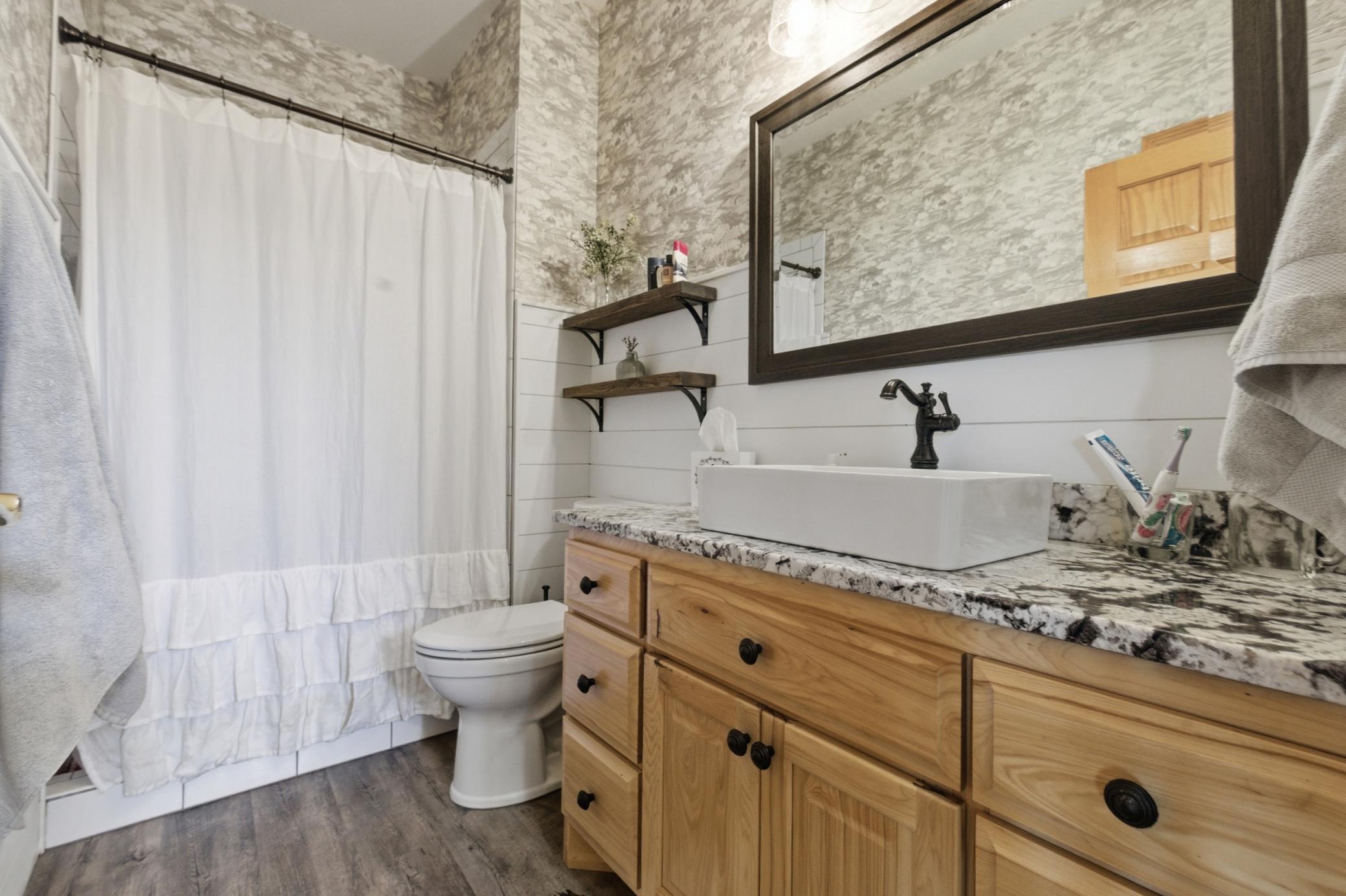 main level full bath