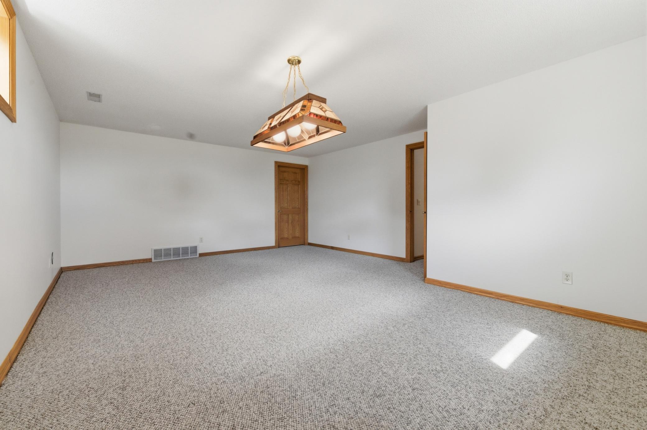 Billiard room/or potential theater room