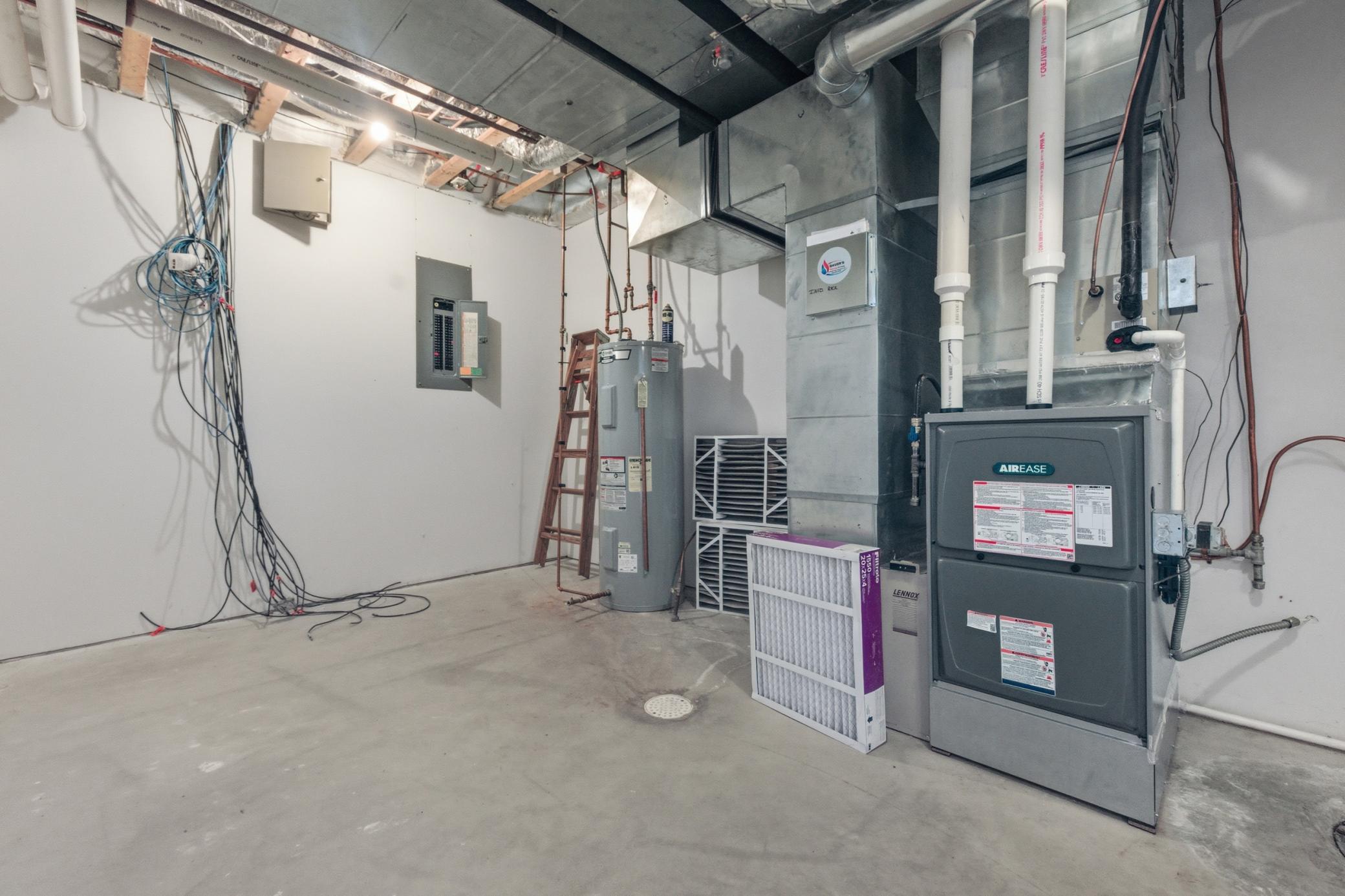 large utility storage room
