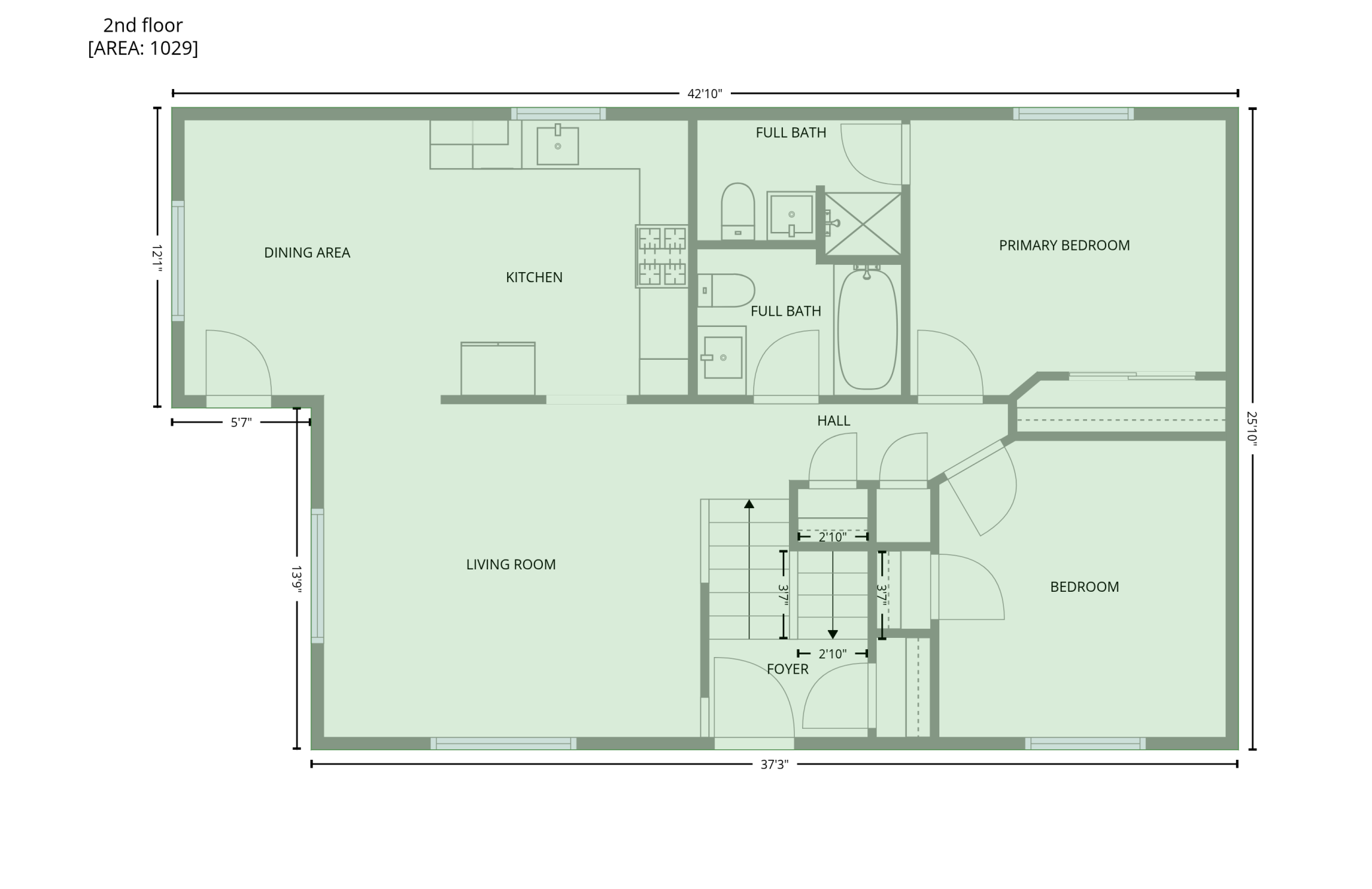 Upper Level Floorplan
