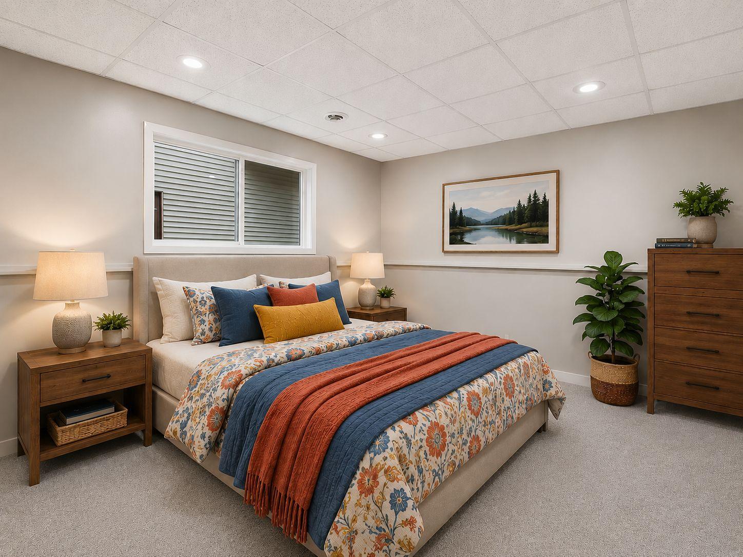 Third Bedroom - Select photos have been digitally enhanced and virtually staged. Items shown are for illustrative purposes only and are not included with the property.