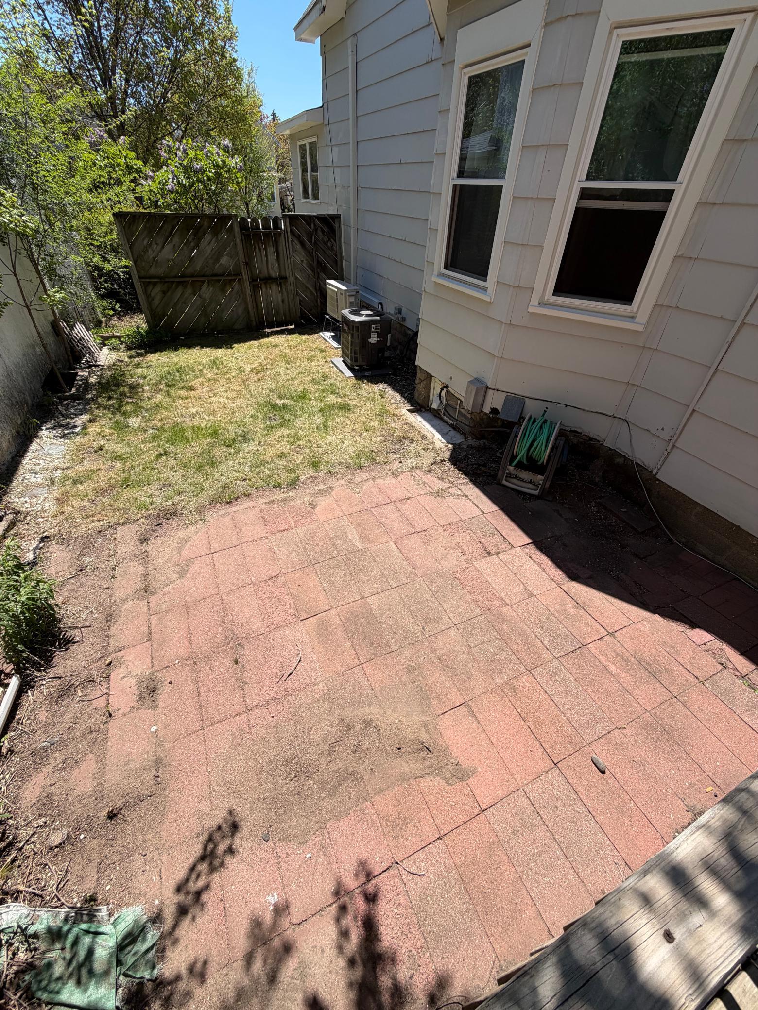 Patio area off the deck.