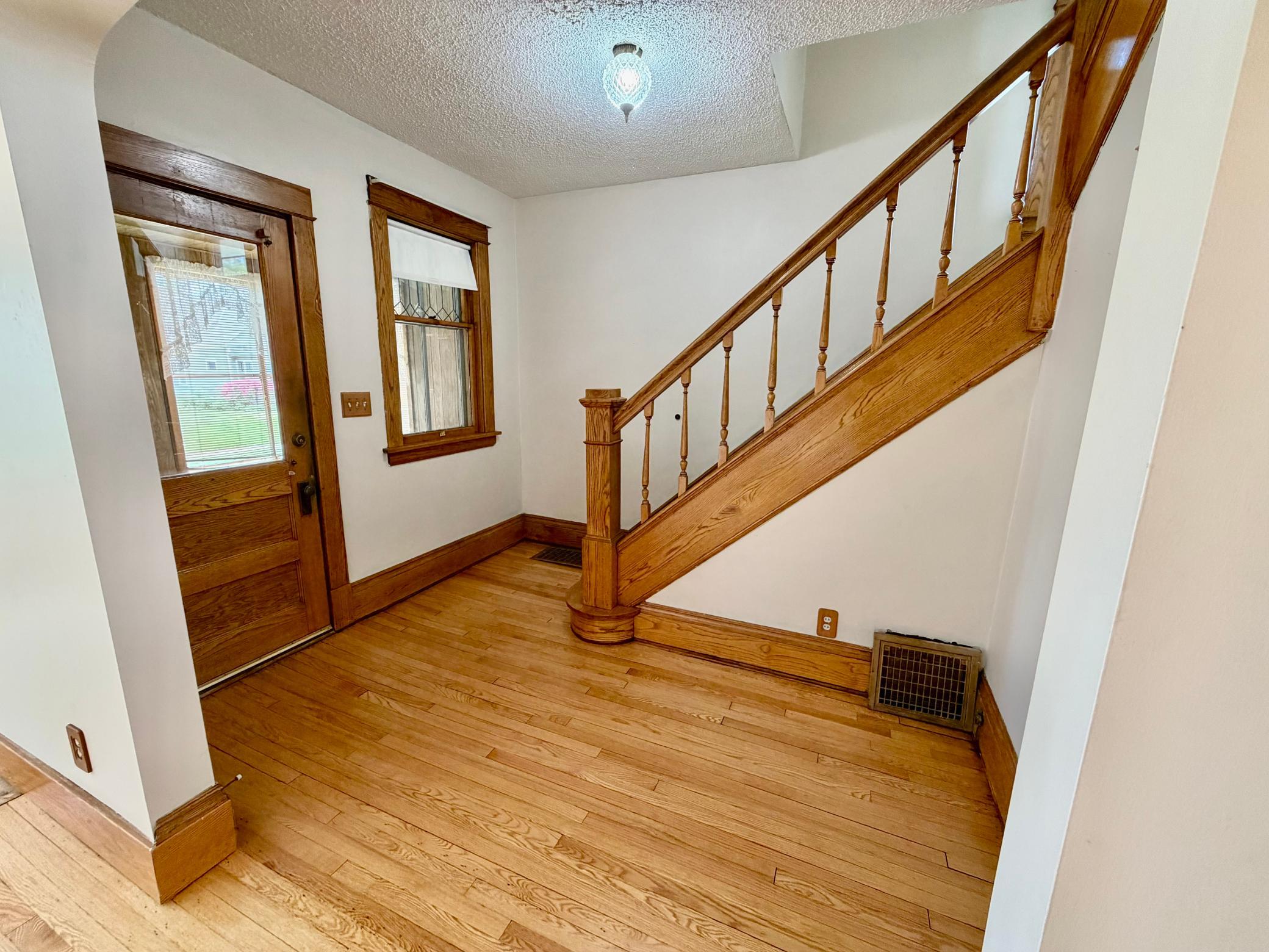 Foyer looking toward front porch.