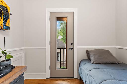 Door in main floor bedroom - could add a deck off this room
