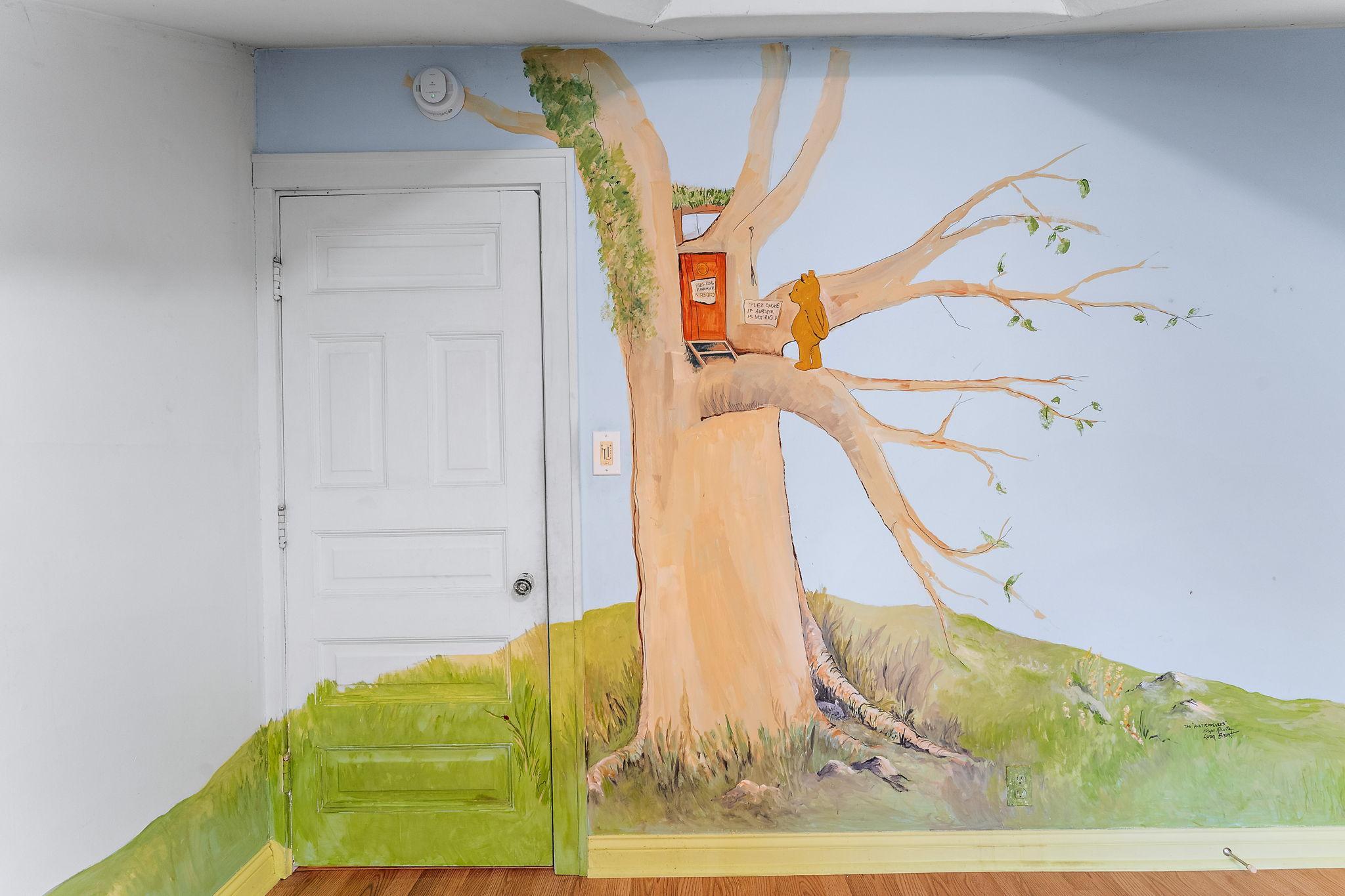 Upper level "Winnie-the-Pooh" bedroom