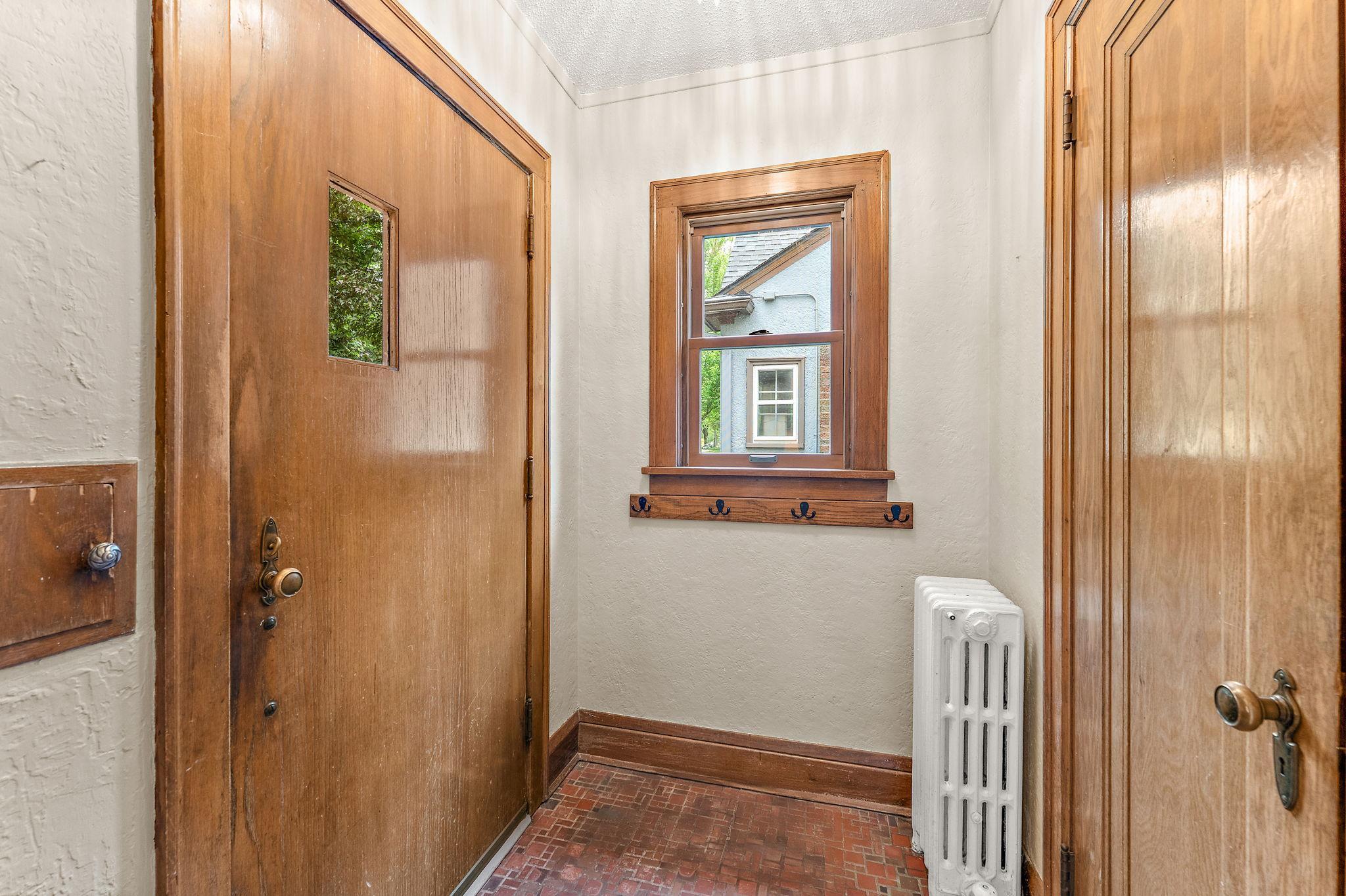 Foyer with closet. It's the little things.