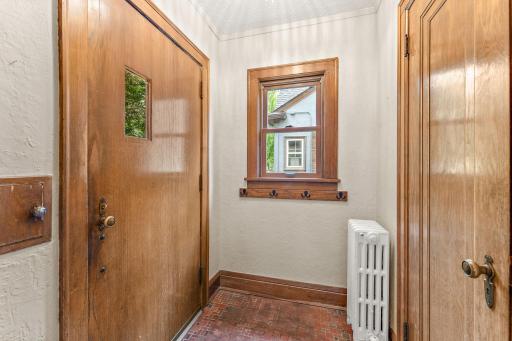 Foyer with closet. It's the little things.