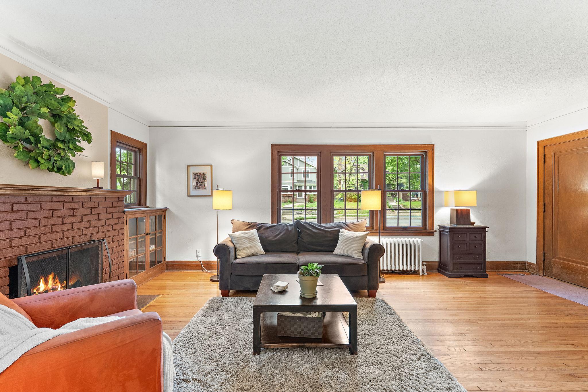 West and South facing windows bring in lovely natural light
